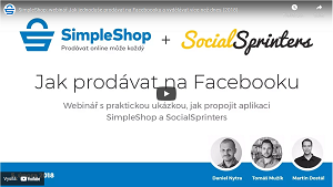 Simpleshop: Jak jednoduše prodávat na internetu